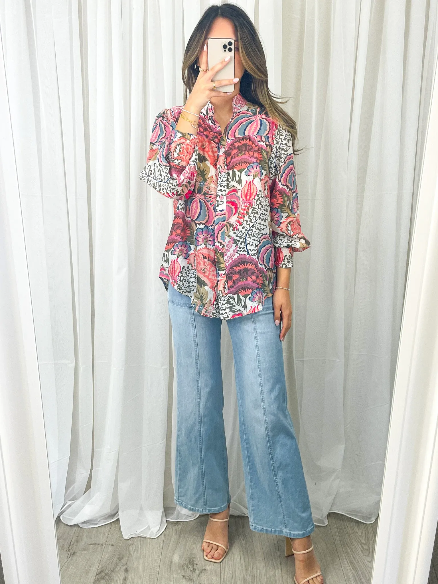 CARLTON BLOUSE - BLUSH