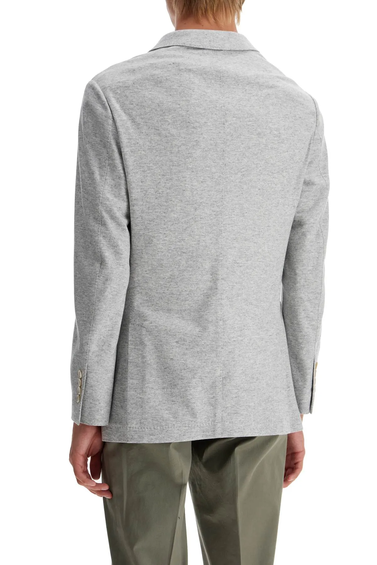 cashmere jersey blazer for a