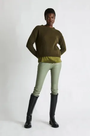 Cashmere Sweater - Kelp Green