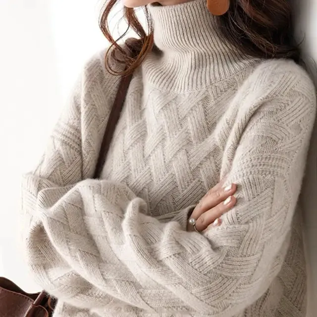 Casual-chic cashmere sweater