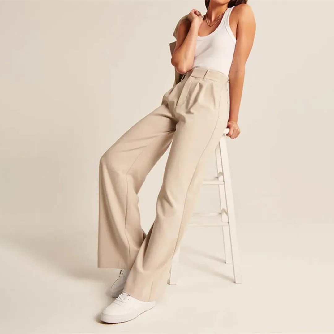 CELINA - high-waisted pants