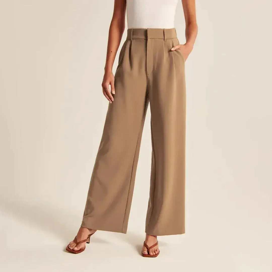 CELINA - high-waisted pants