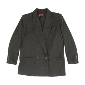 Charcoal Solid Blazer