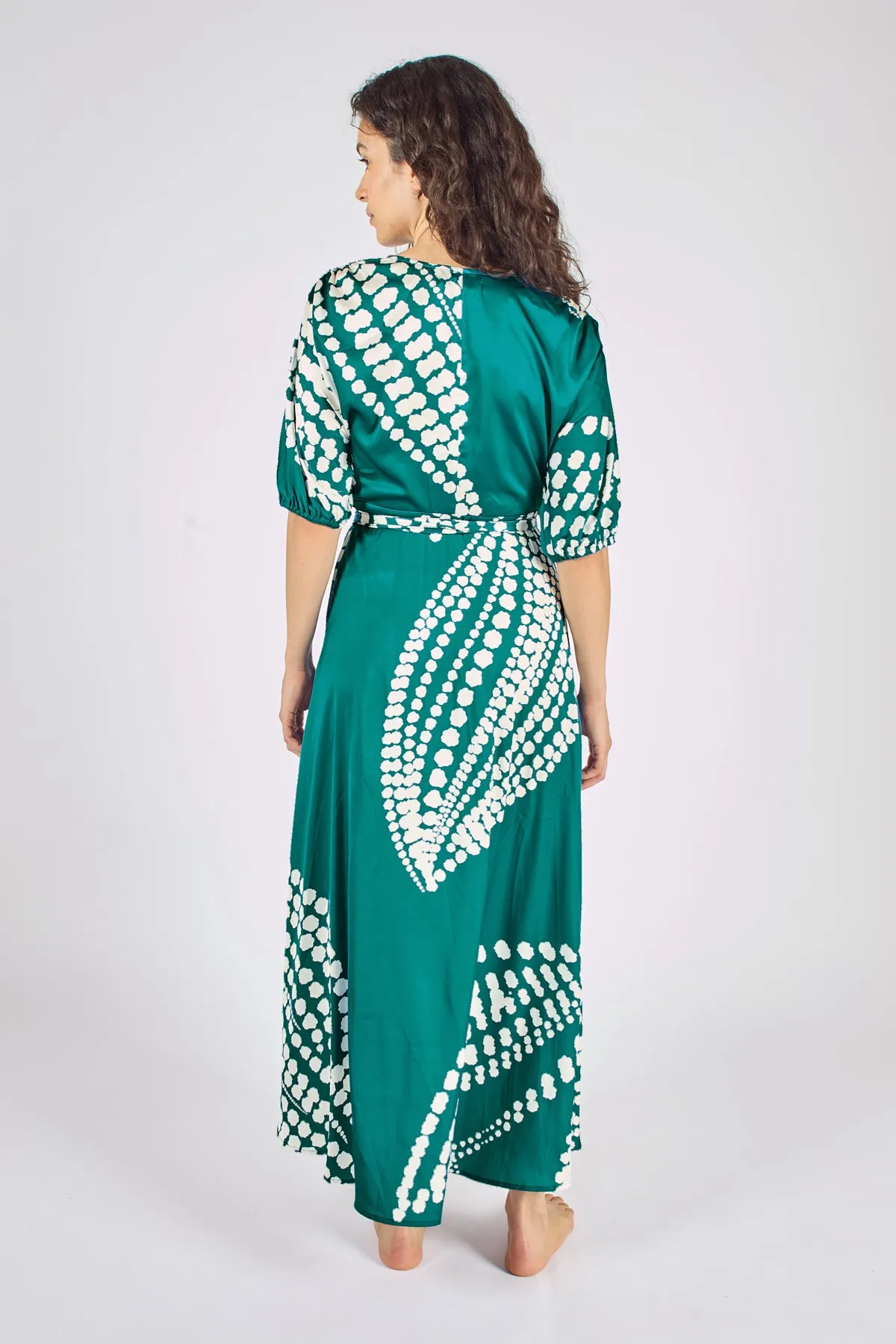 Charlie Wrap Dress - Blue