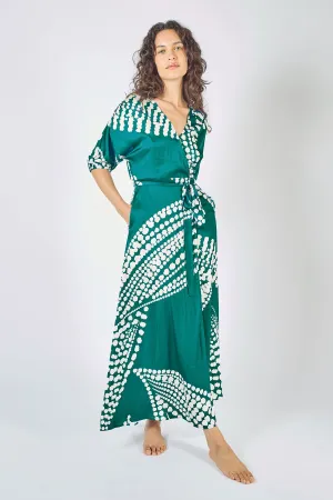 Charlie Wrap Dress - Blue