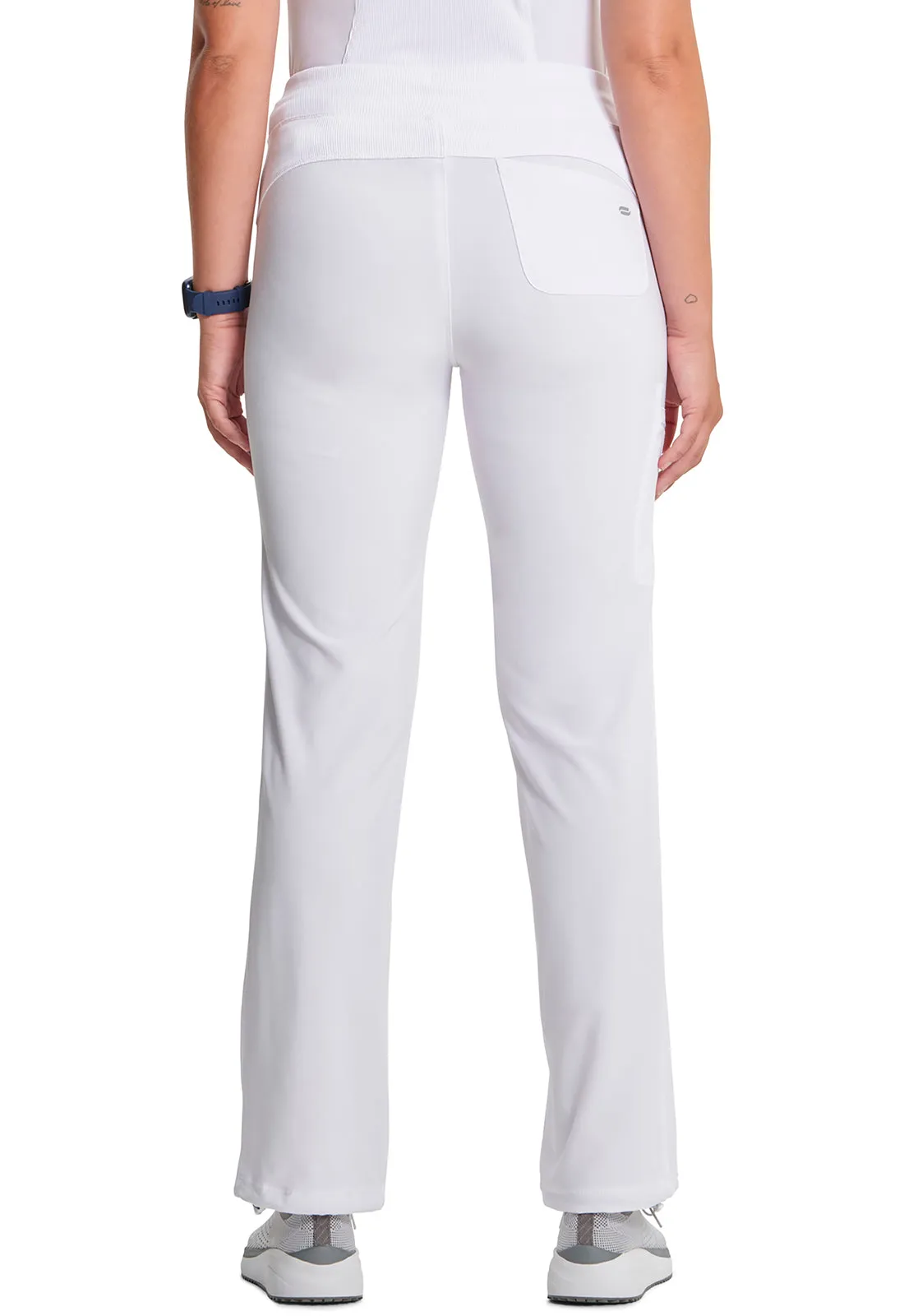 Classics 1123A Straight Leg Drawstring Pants White