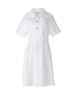 Collared Cotton Shirt Dress