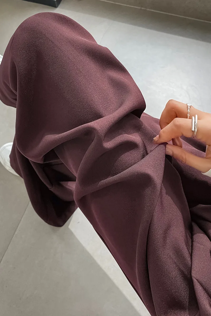 Comfortable Wide-Leg Trousers with Drawstring Waist for Women