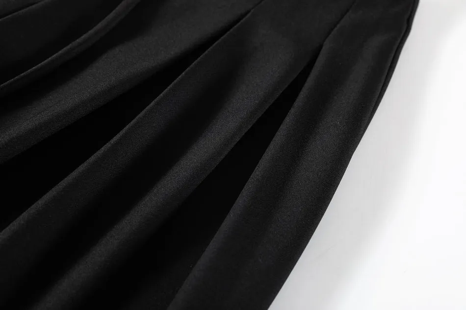 Comfortable Wide-Leg Trousers with Drawstring Waist for Women