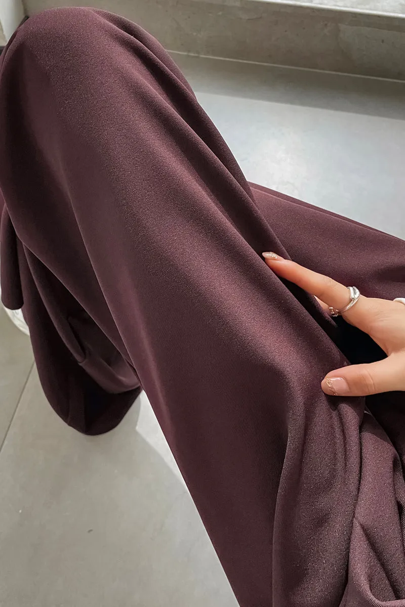 Comfortable Wide-Leg Trousers with Drawstring Waist for Women