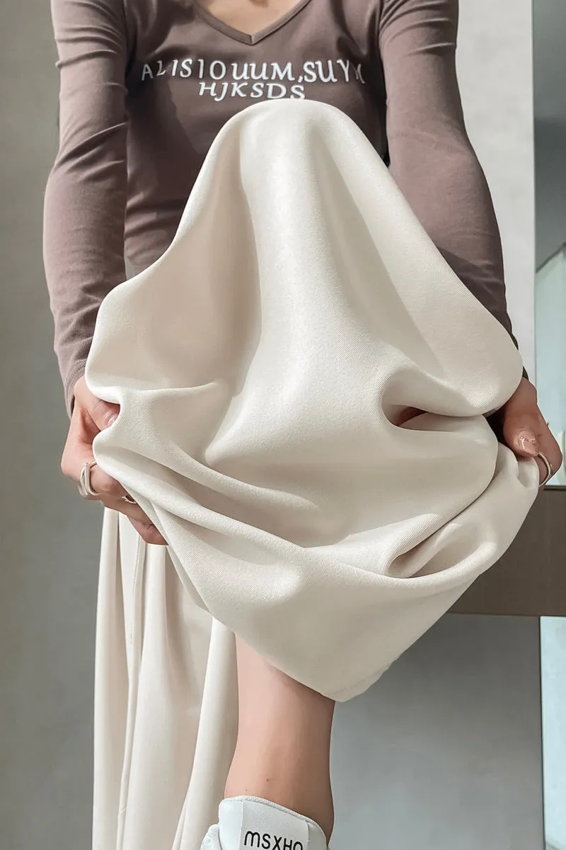 Comfortable Wide-Leg Trousers with Drawstring Waist for Women
