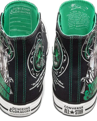 Converse Hi Tops Dungeons &amp; Dragons Black/Green
