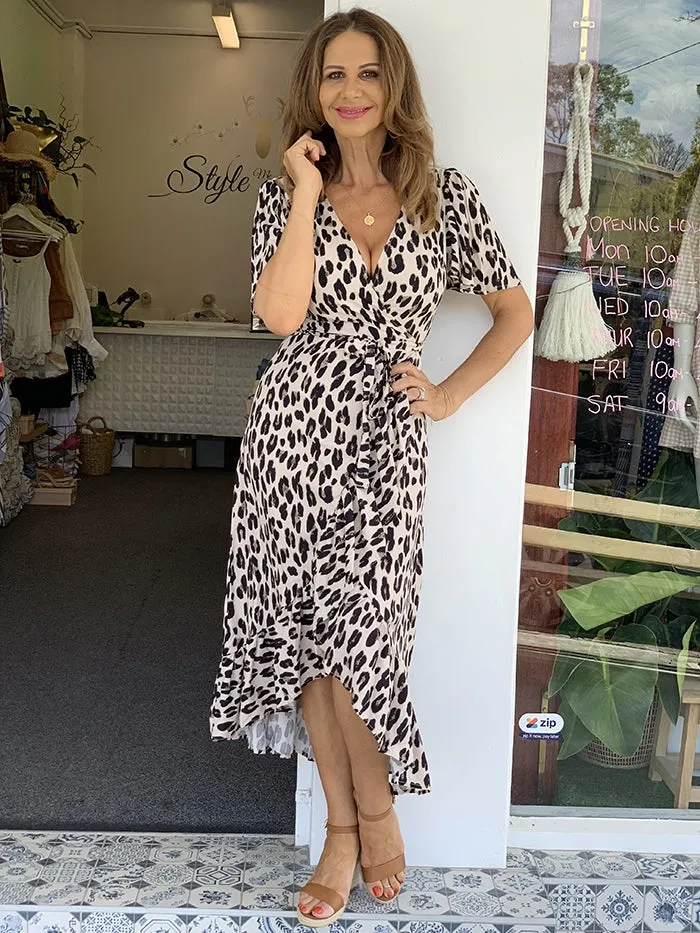 Cora Leopard Dress