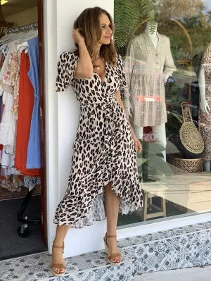 Cora Leopard Dress