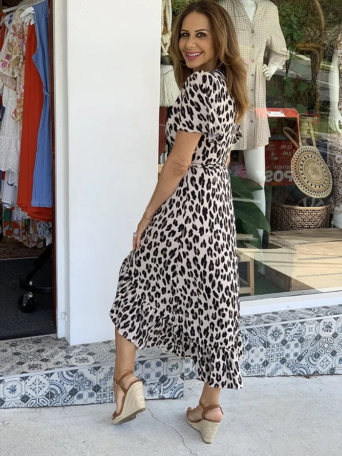 Cora Leopard Dress