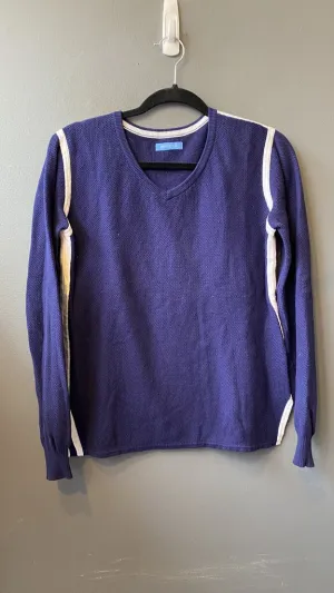 Cotton Cashmere Waffle Sweater