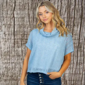 cowl neck midi top