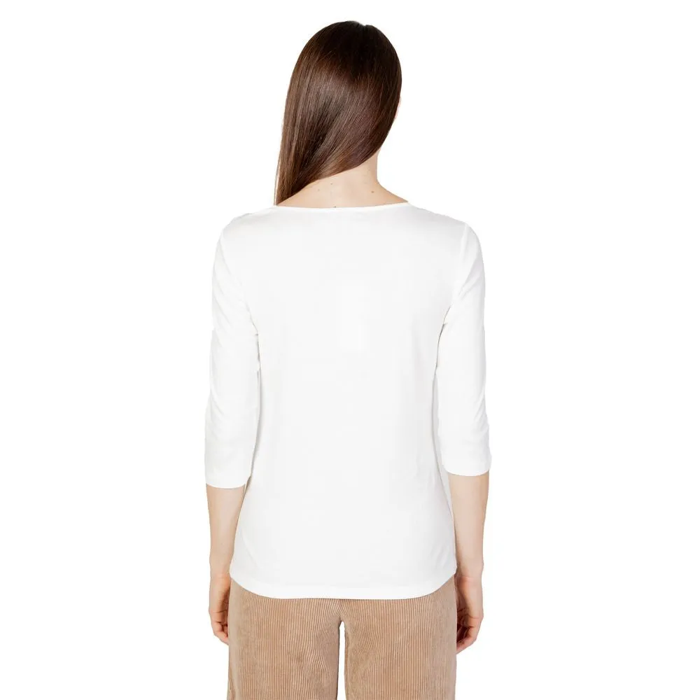 Cream Cotton Tops & T-Shirt