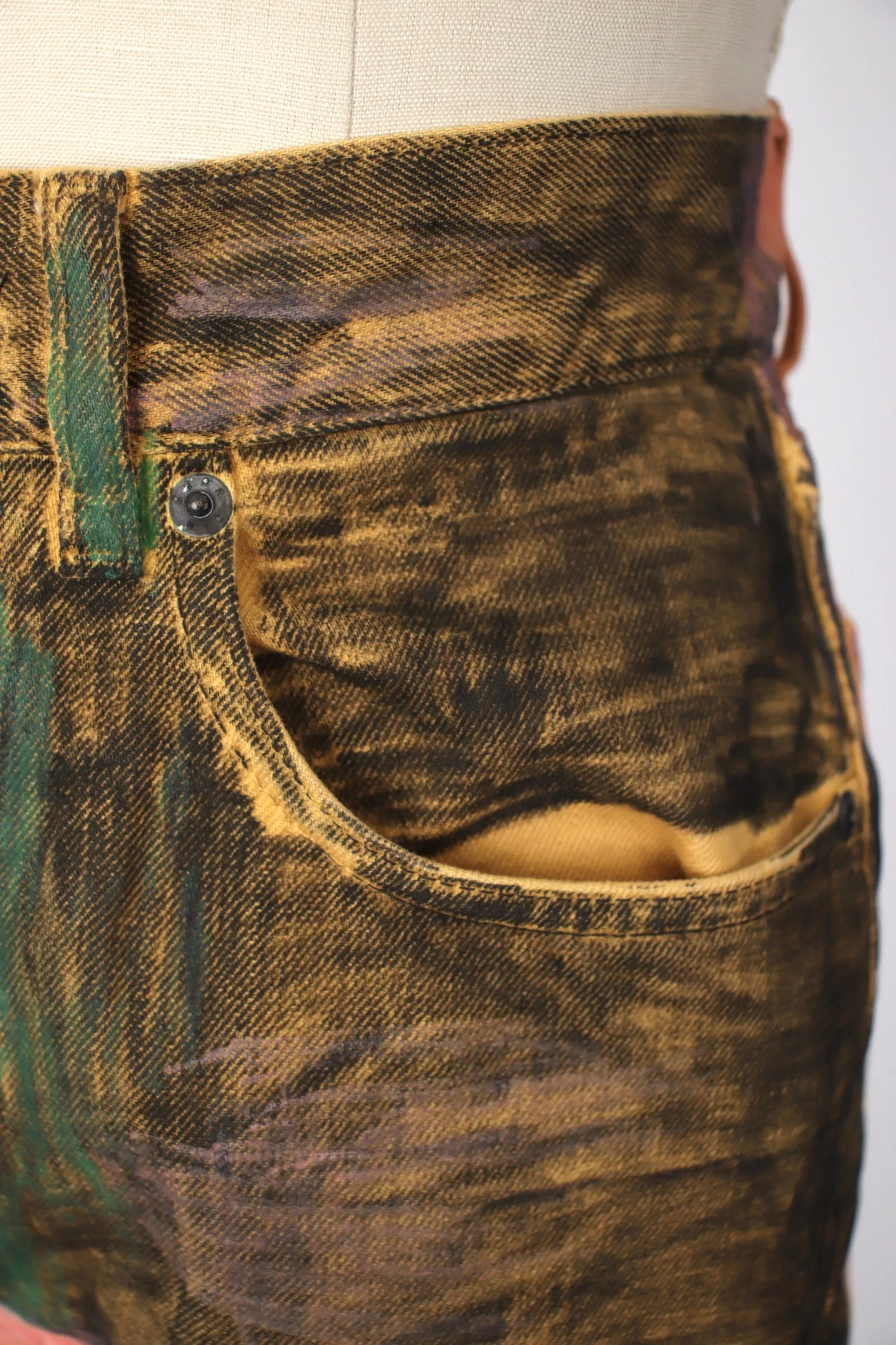 Creative Growth Lauren Dare x 6397 Painted Jeans*