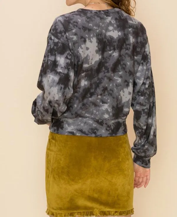 Crew Neck Soft Flannel Sweatshirt