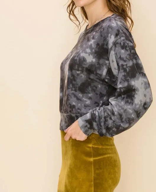 Crew Neck Soft Flannel Sweatshirt