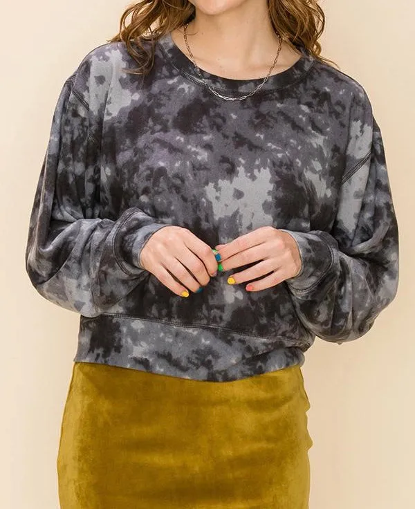 Crew Neck Soft Flannel Sweatshirt