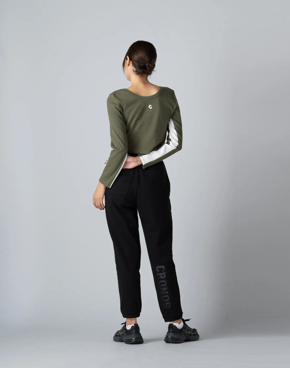 CRONOS WOMEN 2WAY LONG SLEEVE【KHAKI】