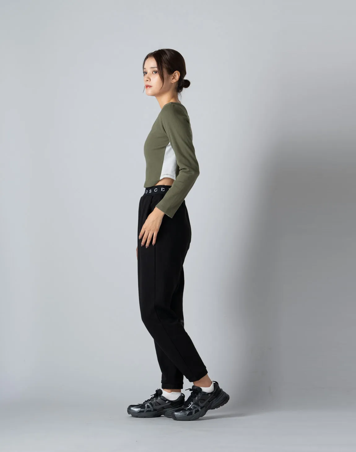 CRONOS WOMEN 2WAY LONG SLEEVE【KHAKI】
