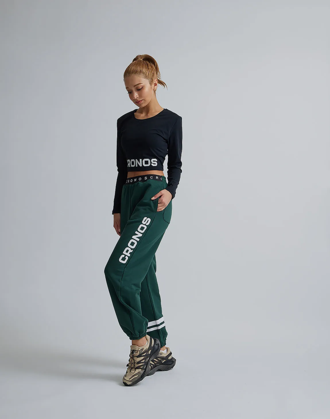 CRONOS WOMEN UV LONG SLEEVE【BLACK】