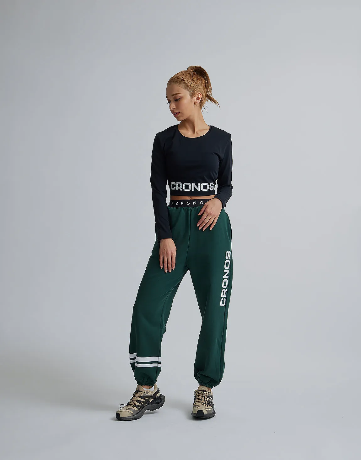 CRONOS WOMEN UV LONG SLEEVE【BLACK】