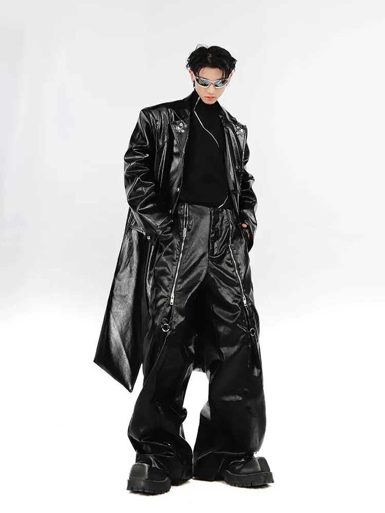 Cyberpunk Zip-Up Parachute Pants