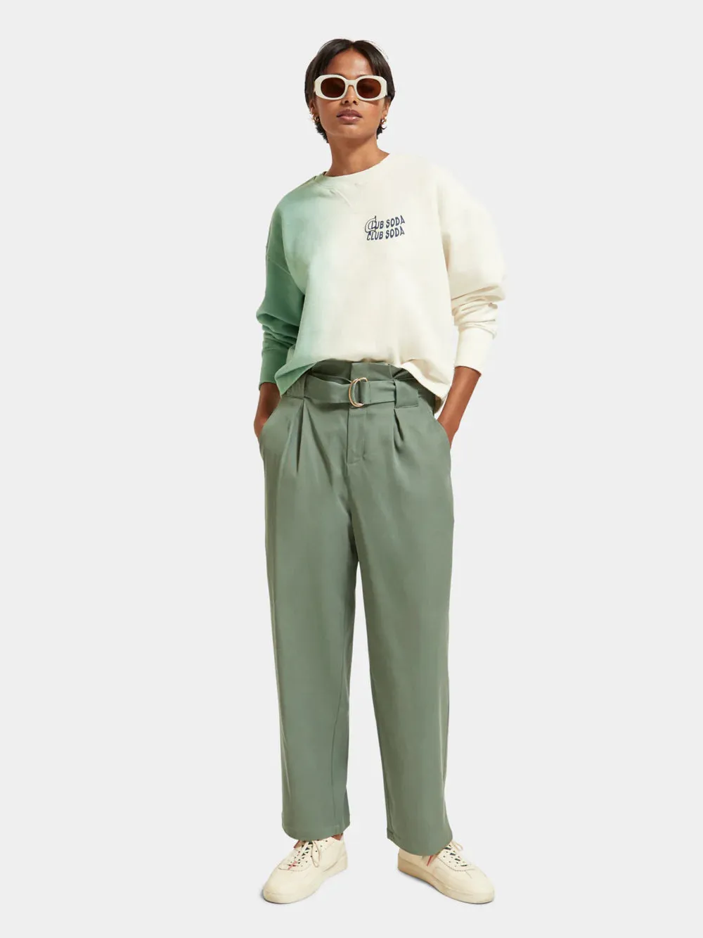 Daisy High Waisted Pant - Seaweed 175348