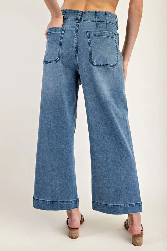 Darling Ankle Wide Leg Jeans