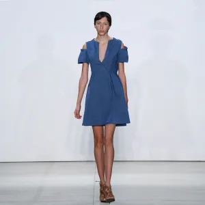 Denim Wrap Dress