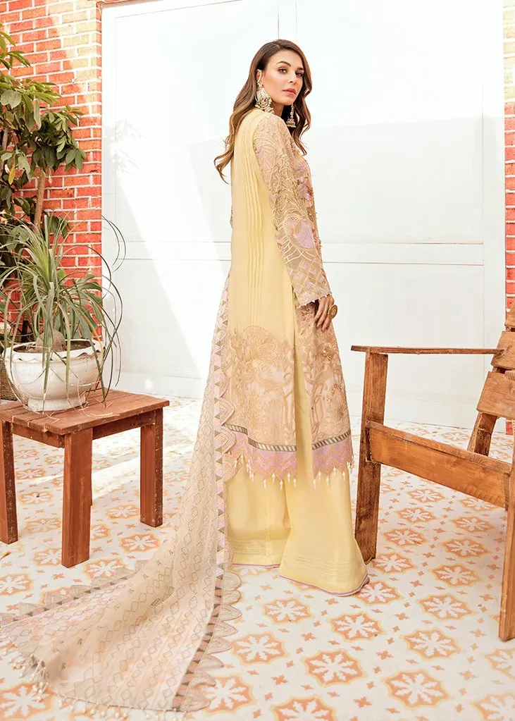 Designer Wedding Party Outfit in Lemon Color #Y6113