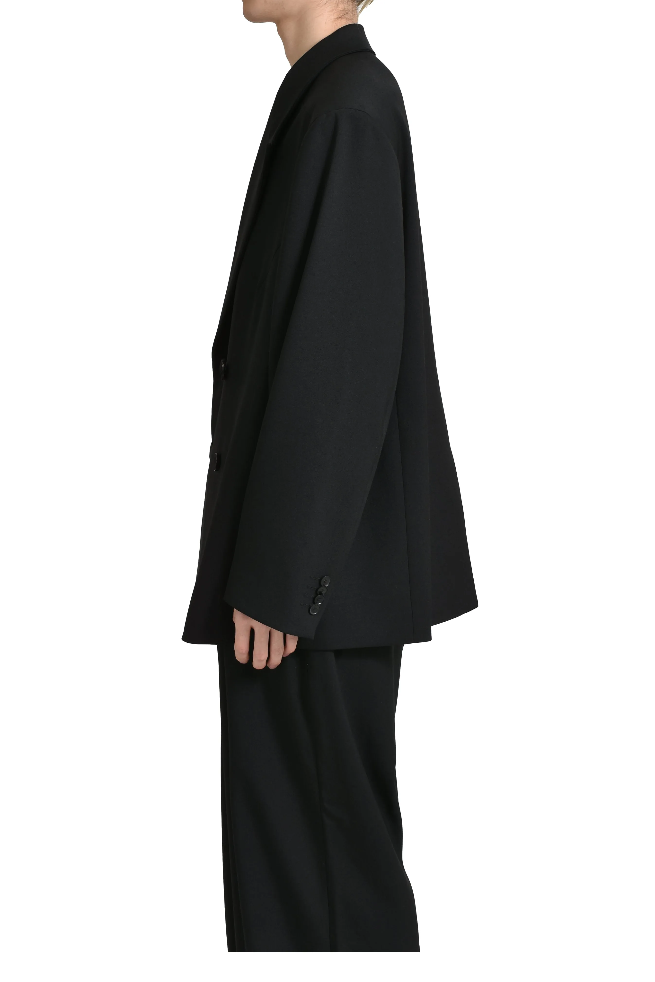 DOUBLE BREASTED BLAZER BLACK / BLK