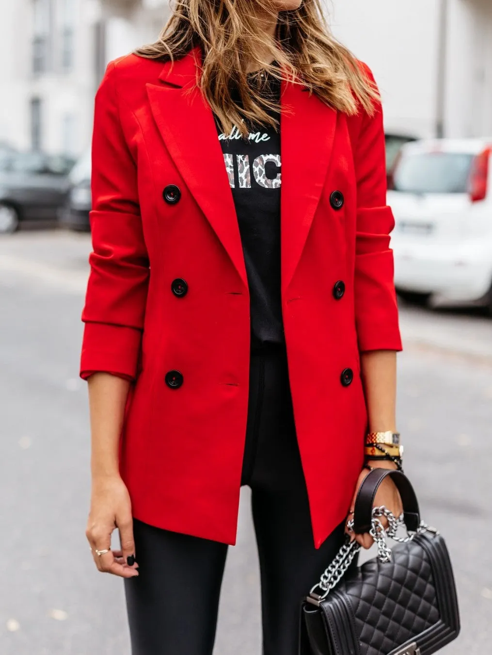 Double-Breasted Blazer