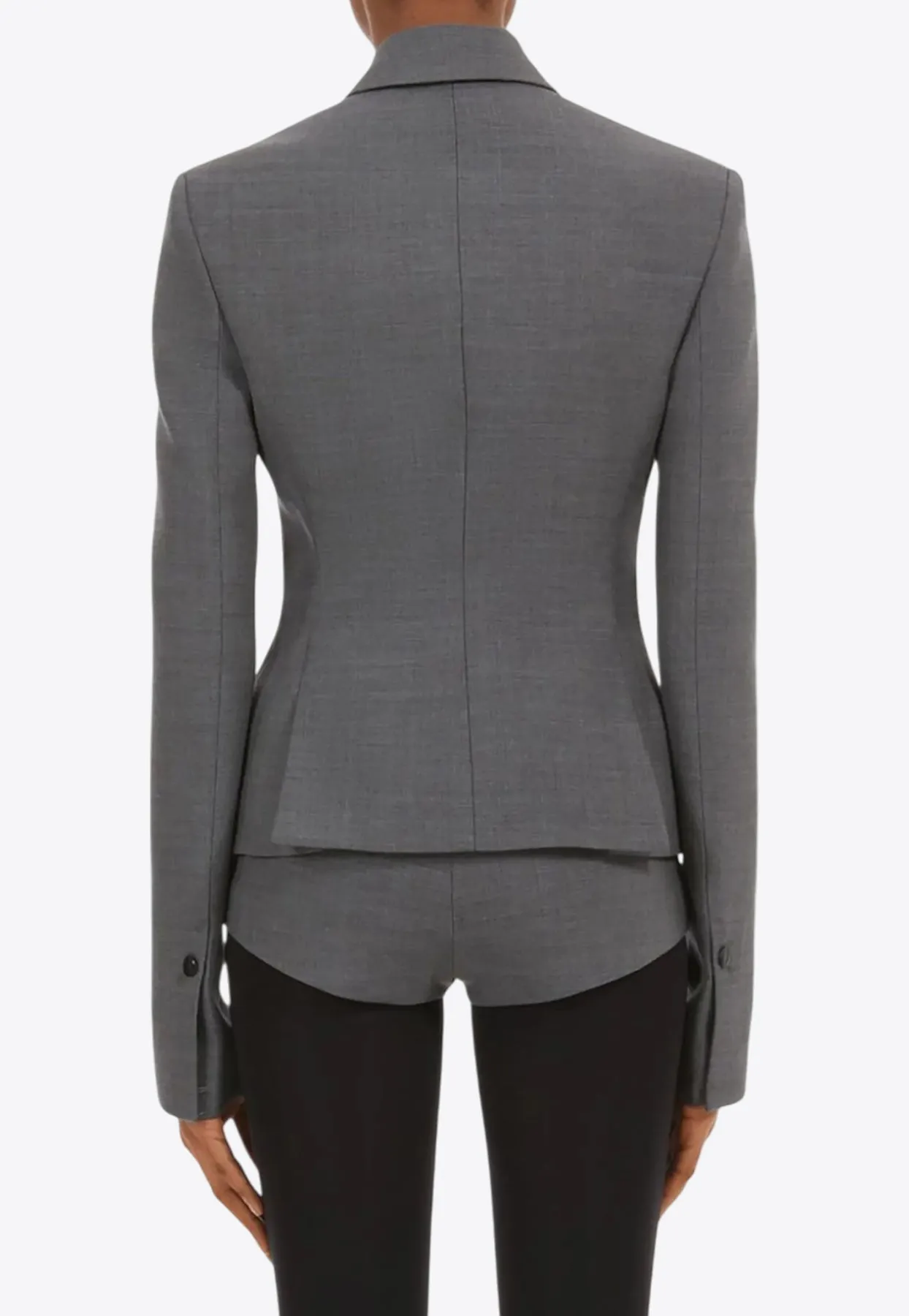 Double-Breasted Wool Blazer
