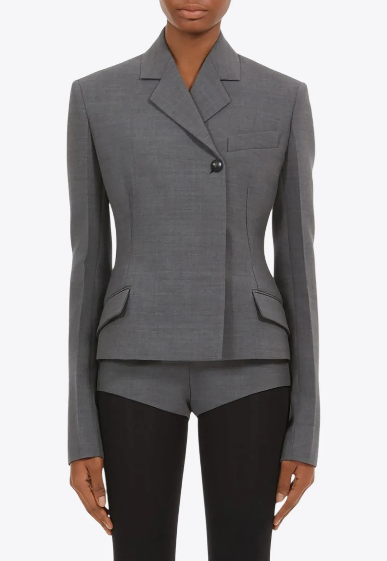Double-Breasted Wool Blazer