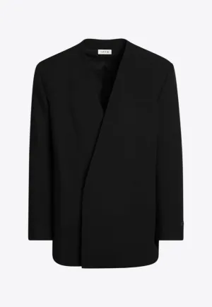 Double-Breasted Wool Blazer