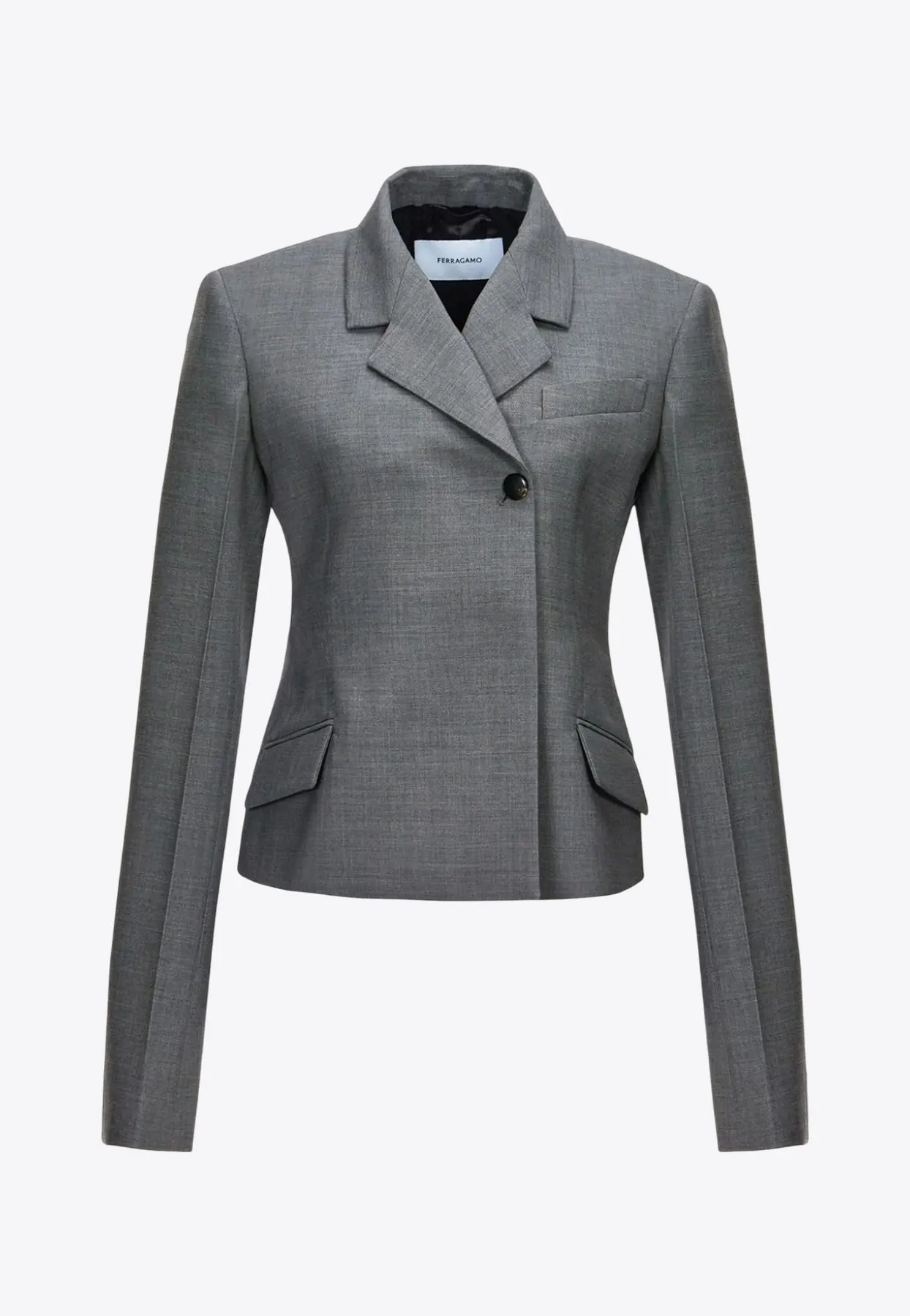 Double-Breasted Wool Blazer