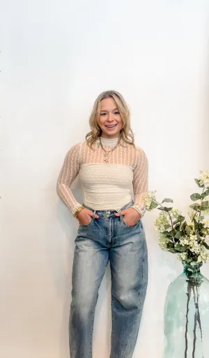 Draw You in Lace Top