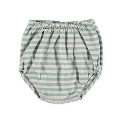 Dress and Nappy Cover Green and Sand