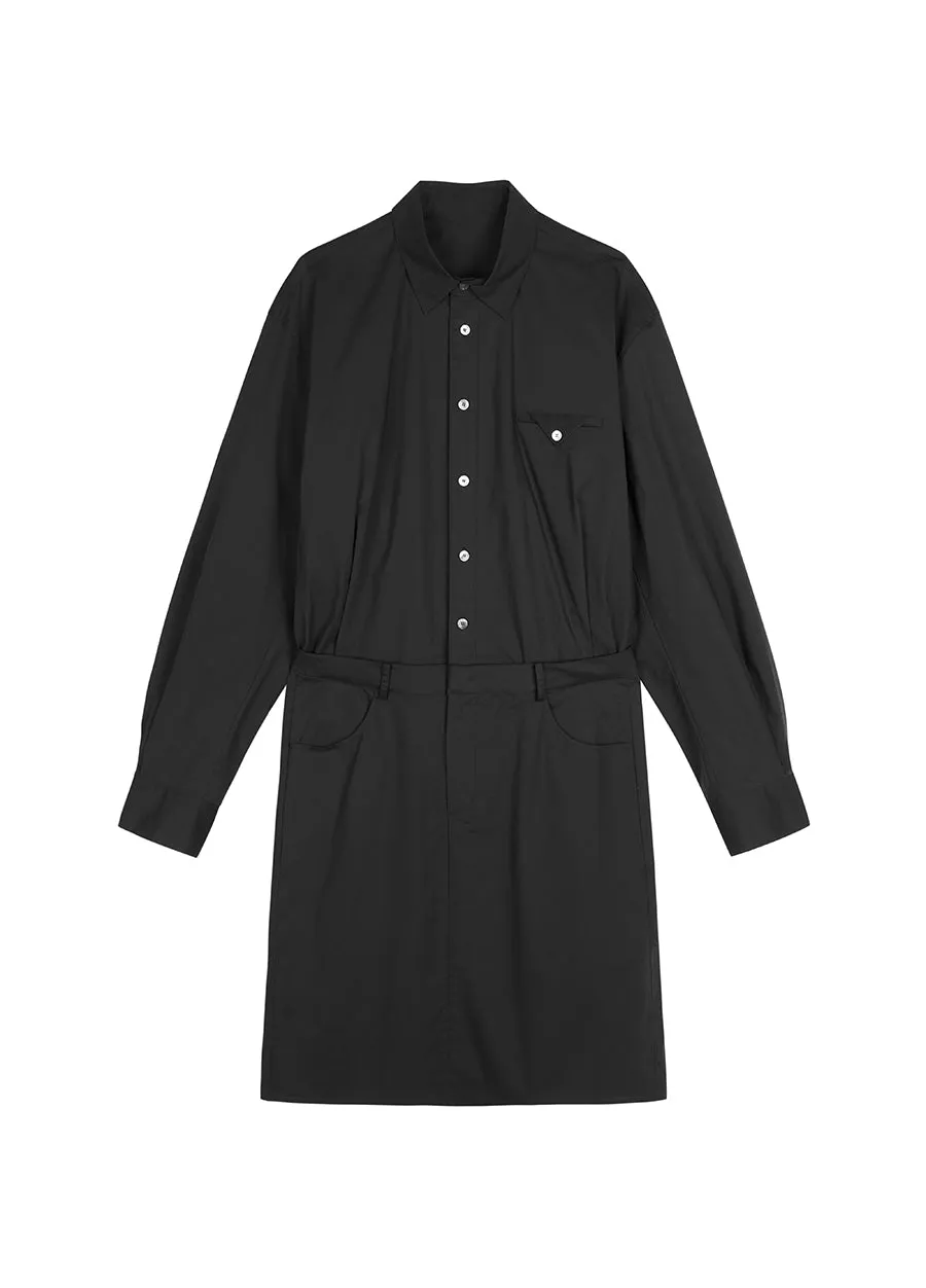 Dress / JNBY Rear-slit Shirt Dress