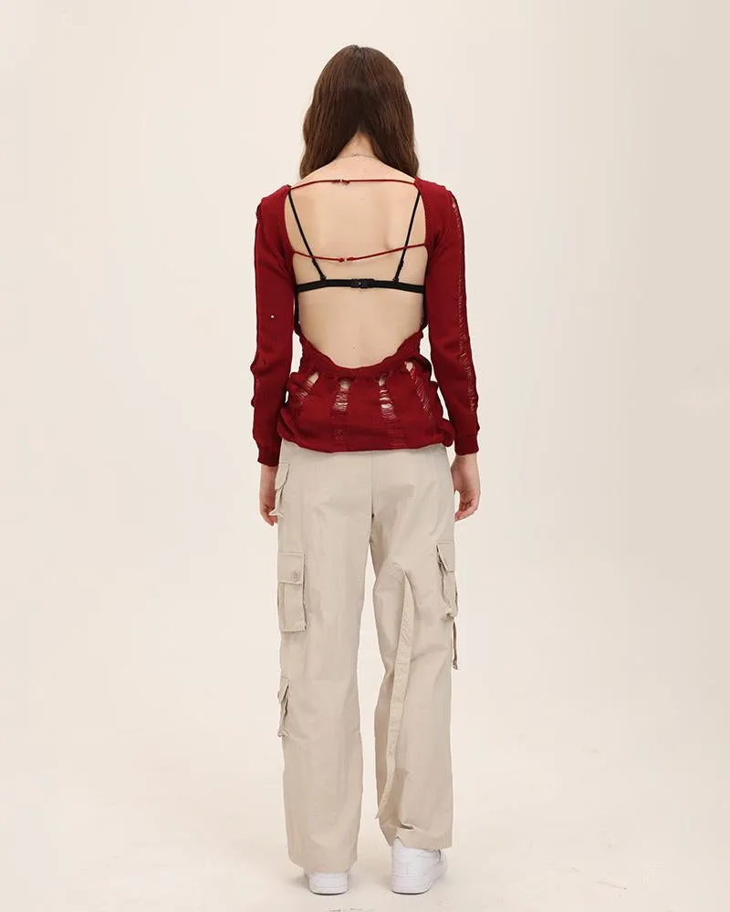 Dusty Dunes High Waisted Cargo Pants