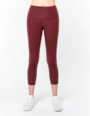 easyoga LESPIRO Strike Out Cropped Tights - X12 Berry/Mint Stripe