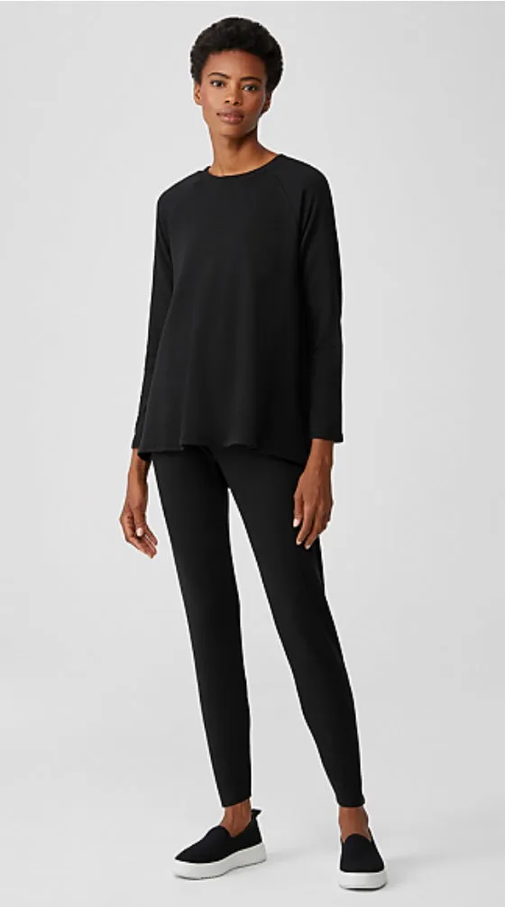 Eileen Fisher Terry Raglan-Sleeve Top
