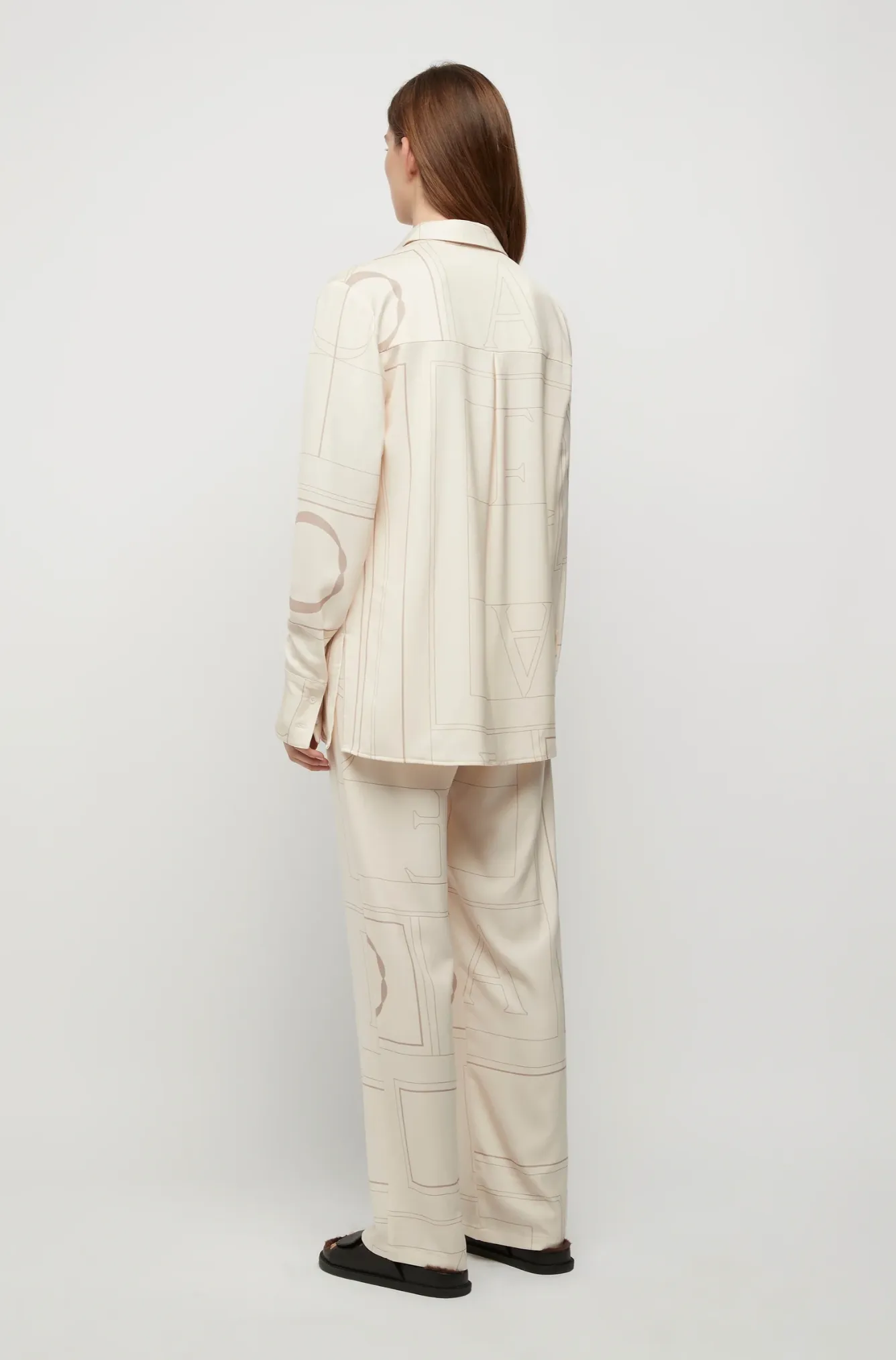 Elio Monogram Pants BUTTER CREAM