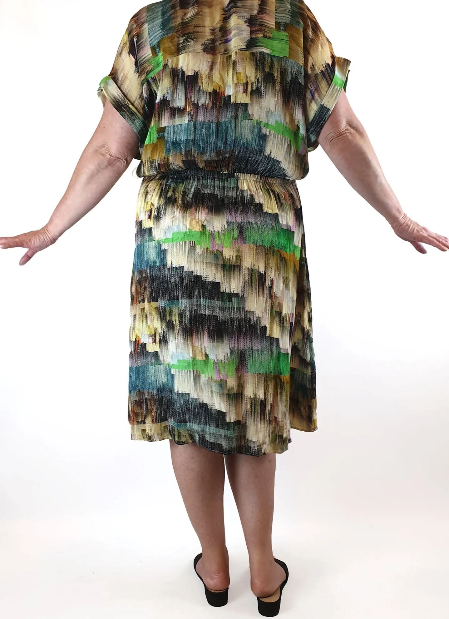 Elk unique print dress size 16