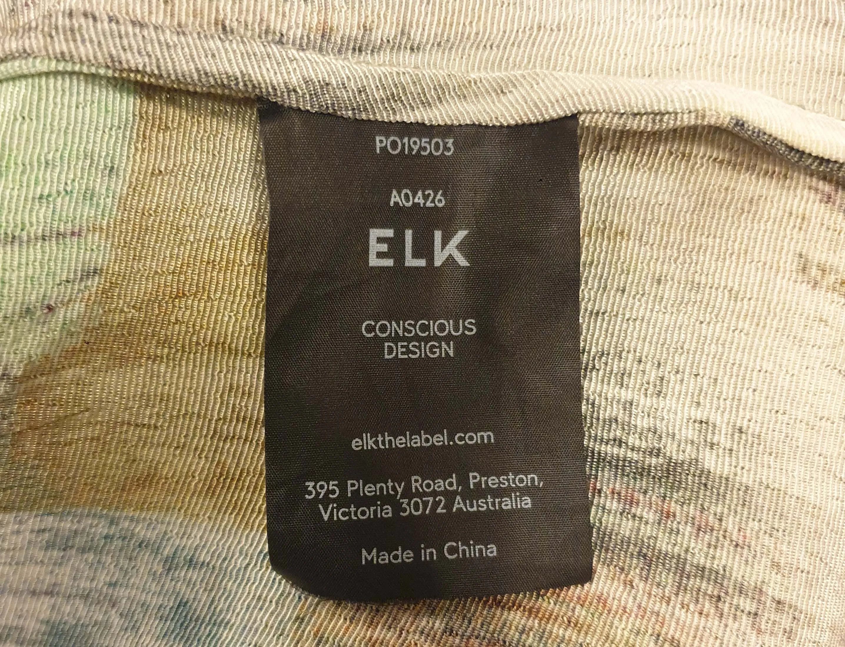 Elk unique print dress size 16